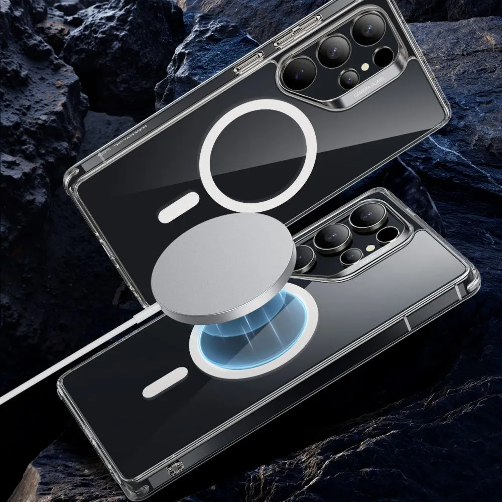Samsung Galaxy S25 Ultra dėklas skaidrus ESR CLASSIC HYBRID HALOLOCK MAGSAFE