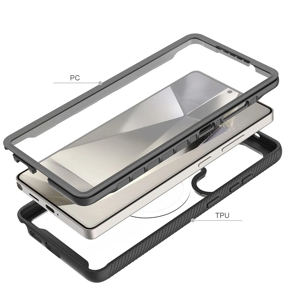 Samsung Galaxy S25 Ultra dėklas Juoda TECH-PROTECT DEFENSE MAGSAFE