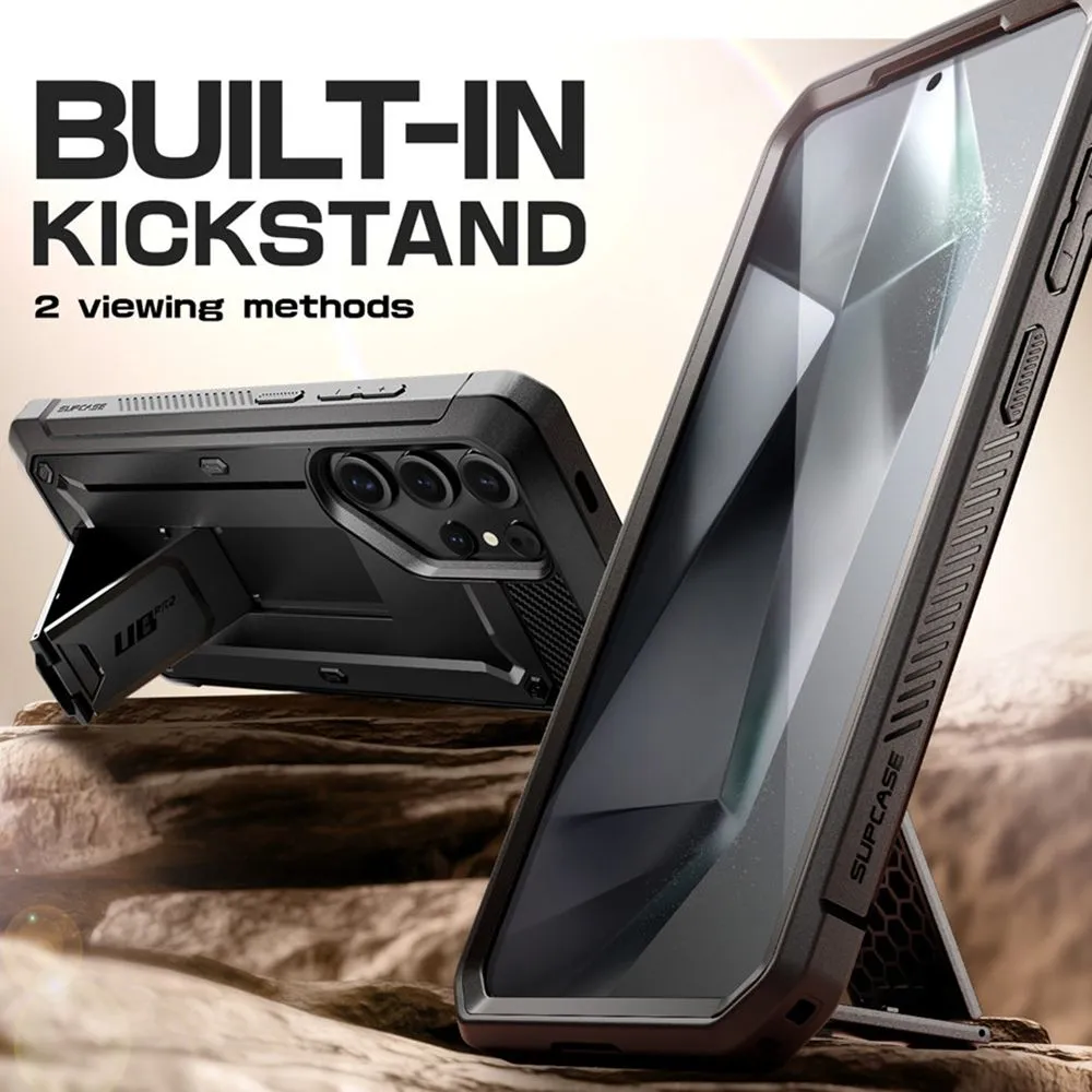 Samsung Galaxy S25 Ultra dėklas Juoda SUPCASE UNICORN BEETLE PRO 2-SET
