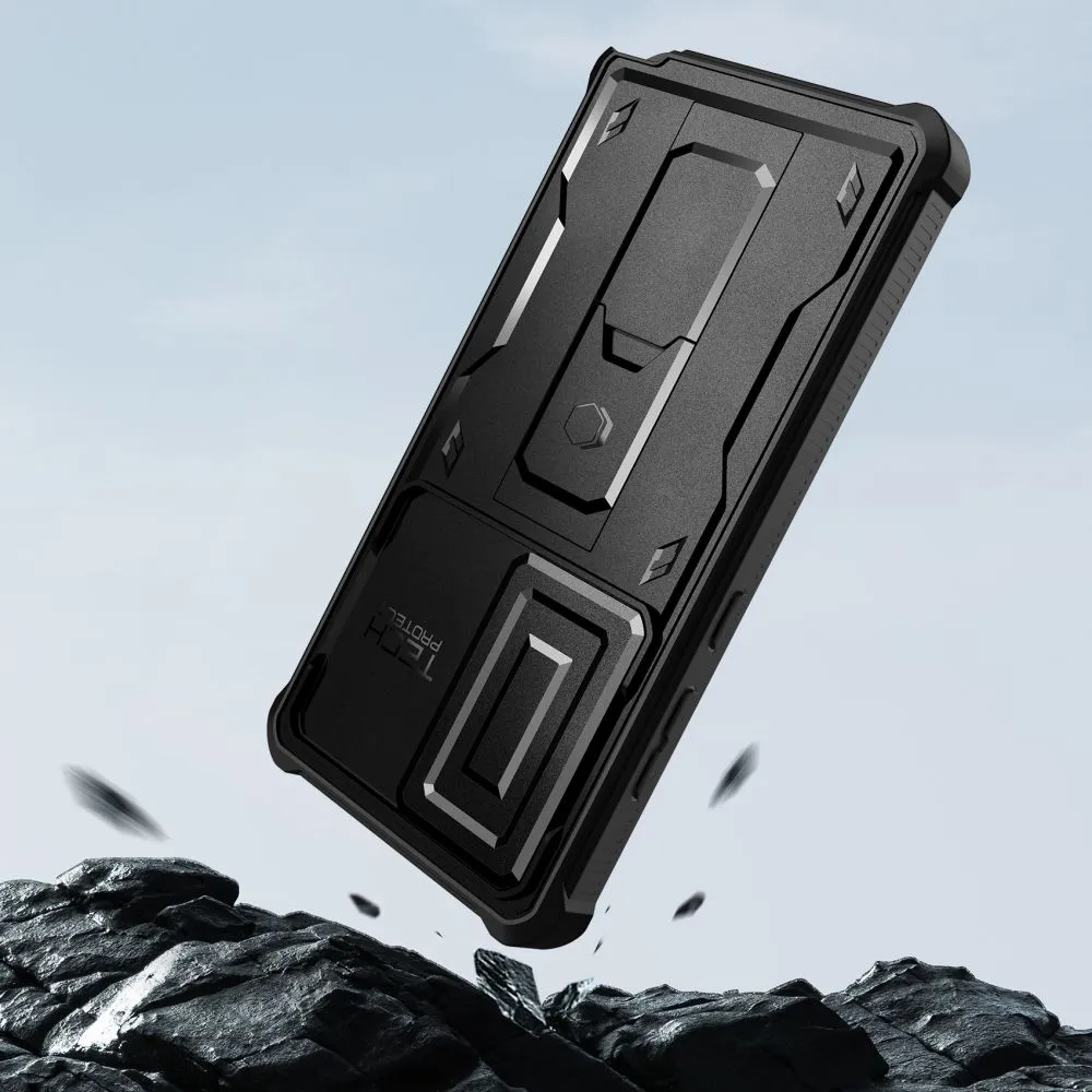 Samsung Galaxy S25 Ultra dėklas Juoda TECH-PROTECT KEVLAR CAM+