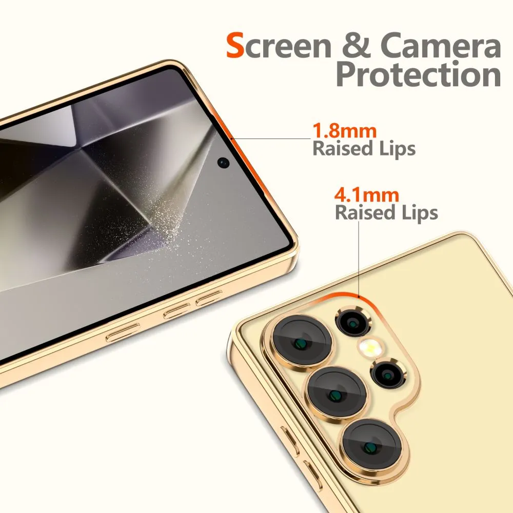Samsung Galaxy S25 Ultra ümbris kuldne TECH-PROTECT MAGFLEX MAGSAFE