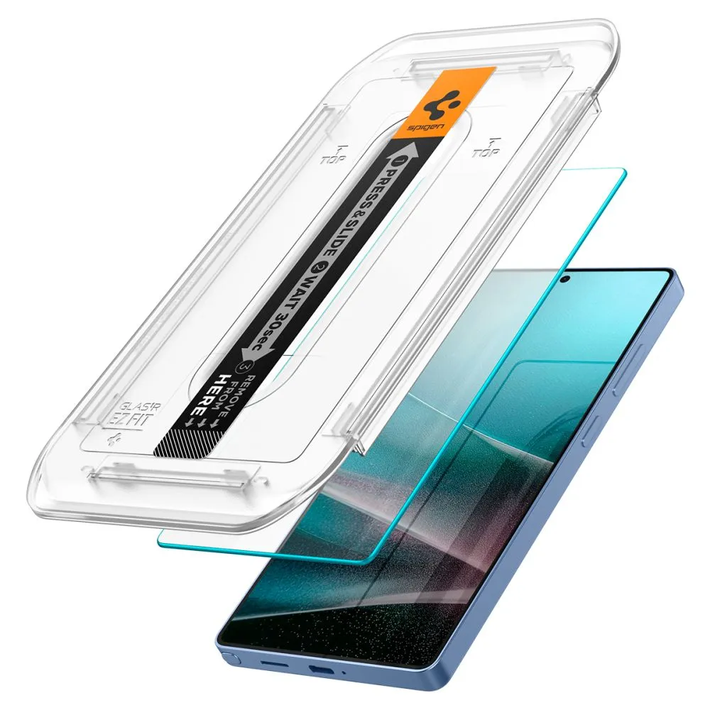 Samsung Galaxy S25 Ultra apsauginis stiklas SPIGEN GLAS.TR ”EZ FIT” HD 2-PACK