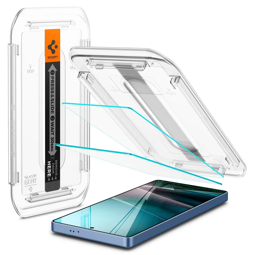 Samsung Galaxy S25 Ultra apsauginis stiklas SPIGEN GLAS.TR ”EZ FIT” HD 2-PACK