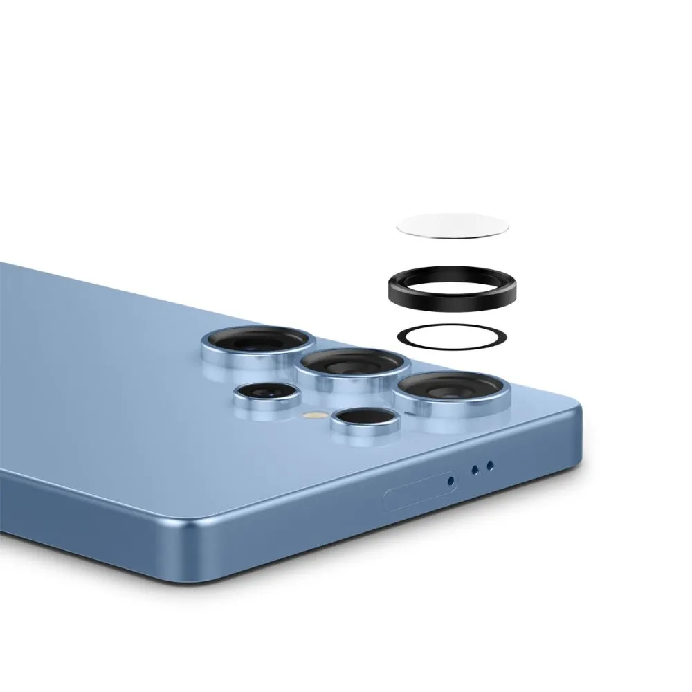 Samsung Galaxy S25 Ultra apsauginis stiklas SPIGEN OPTIK PRO HD GLAS.TR ”EZ FIT” CAMERA PROTECTOR 2-PACK