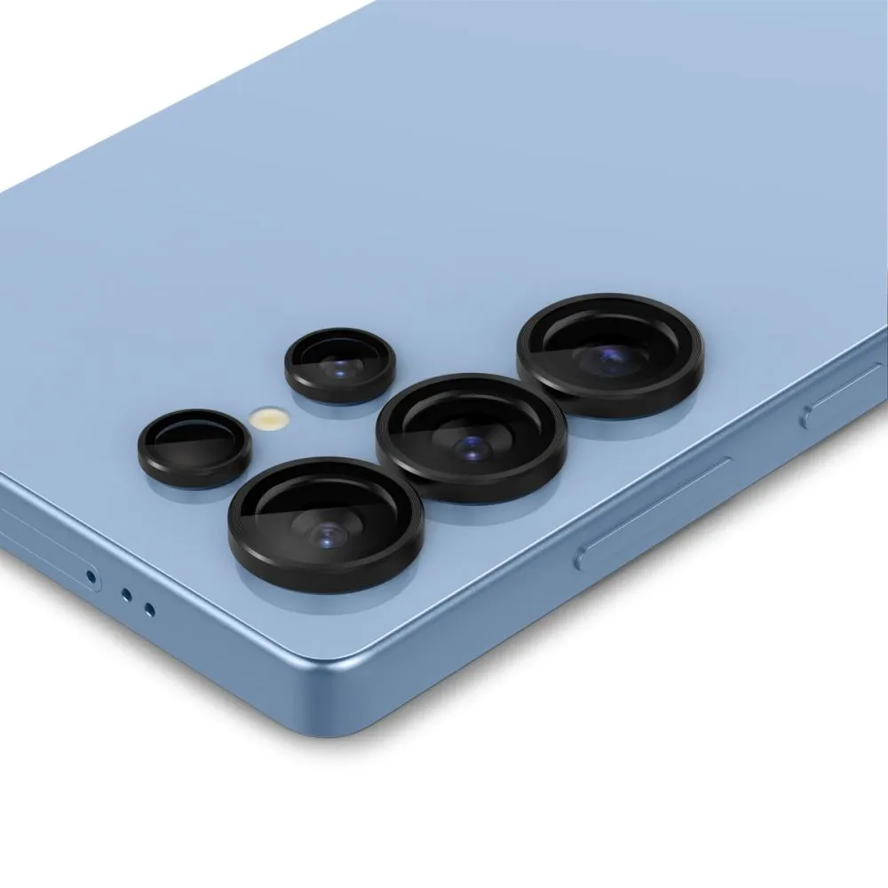 Samsung Galaxy S25 Ultra apsauginis stiklas SPIGEN OPTIK PRO HD GLAS.TR ”EZ FIT” CAMERA PROTECTOR 2-PACK