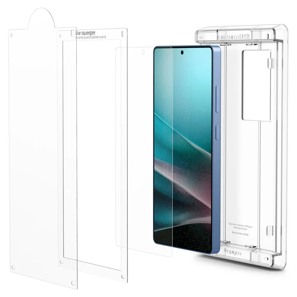 Samsung Galaxy S25 Ultra apsauginis stiklas SPIGEN ELITE SHIELD ”EZ FIT” HD