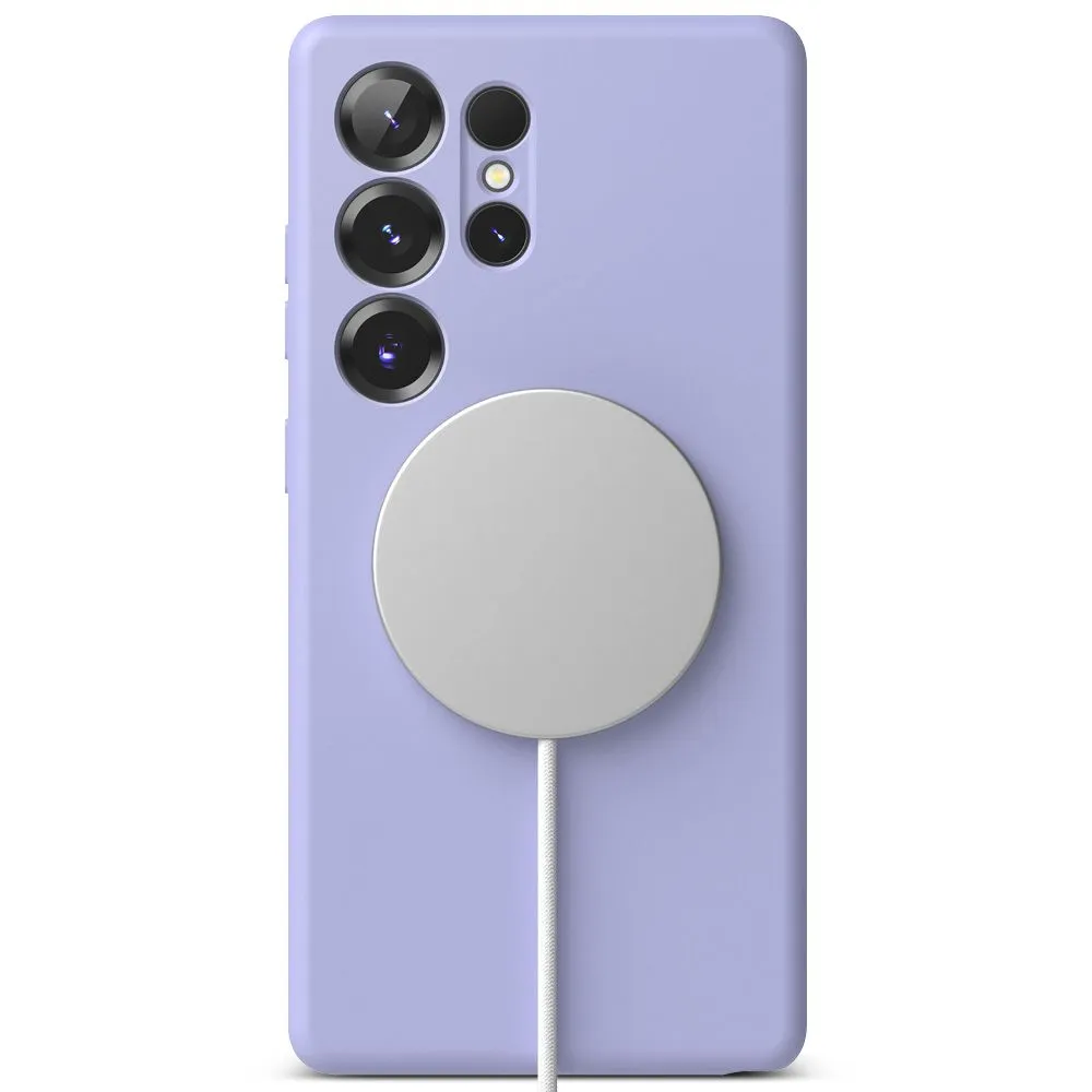 Samsung Galaxy S25 Ultra dėklas RINGKE SILICONE MAGNETIC MAGSAFE