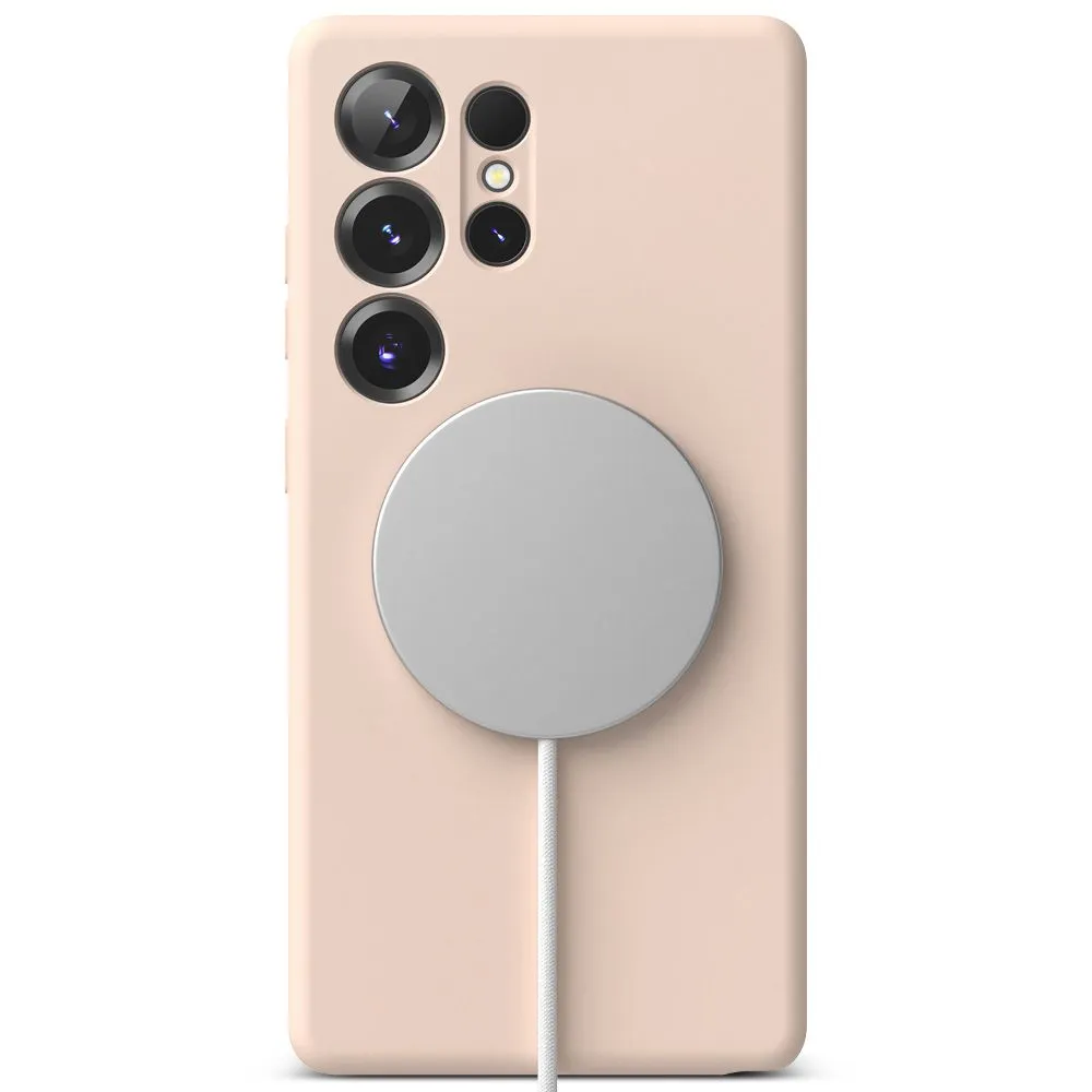 Samsung Galaxy S25 Ultra dėklas RINGKE SILICONE MAGNETIC MAGSAFE