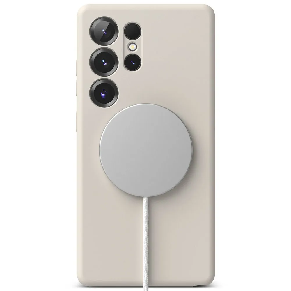 Samsung Galaxy S25 Ultra dėklas RINGKE SILICONE MAGNETIC MAGSAFE