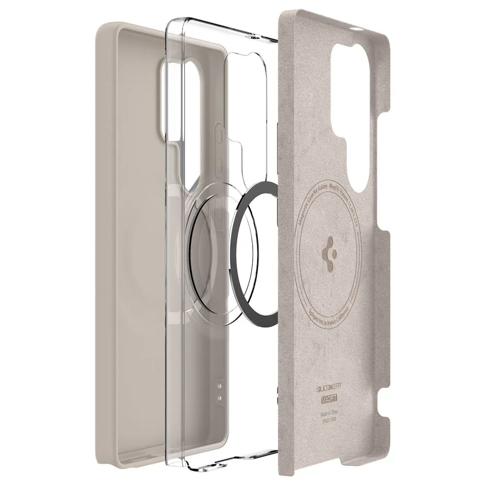 Samsung Galaxy S25 Ultra dėklas SPIGEN SILICONE FIT MAG MAGSAFE