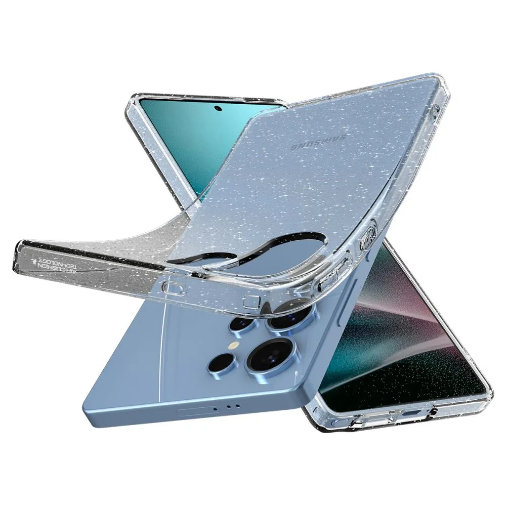 Samsung Galaxy S25 Ultra dėklas skaidrus SPIGEN LIQUID CRYSTAL