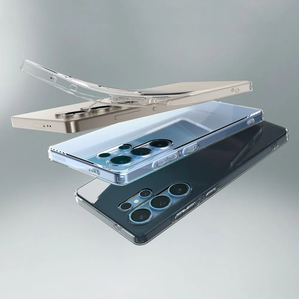 Samsung Galaxy S25 Ultra dėklas skaidrus SPIGEN LIQUID CRYSTAL