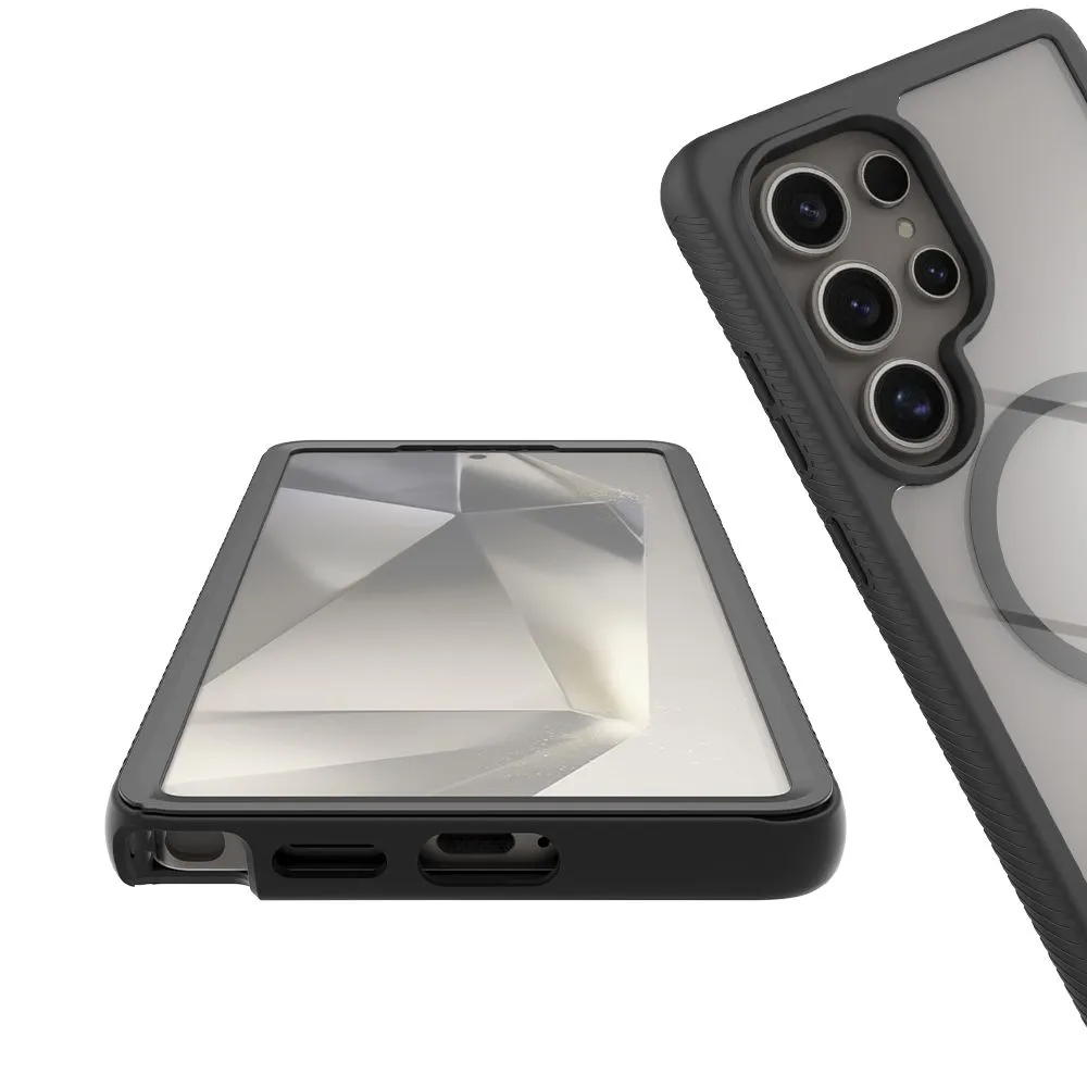 Samsung Galaxy S25 Ultra ümbris must TECH-PROTECT DEFENSE MAGSAFE