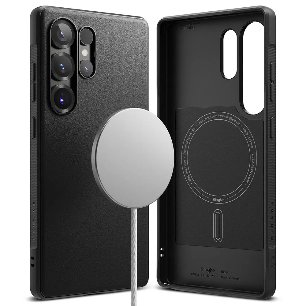 Samsung Galaxy S25 Ultra dėklas Juoda RINGKE ONYX MAGNETIC MAGSAFE