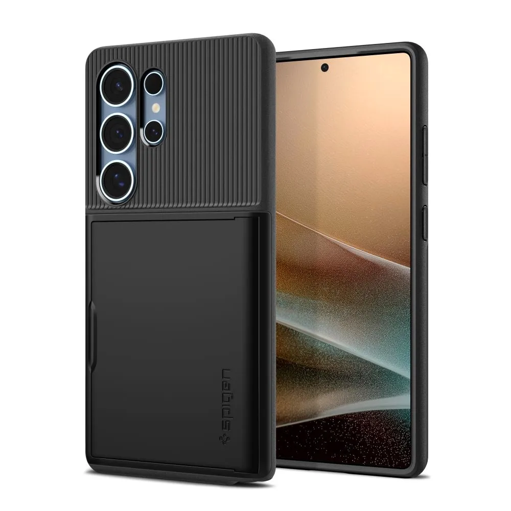 Samsung Galaxy S25 Ultra ümbris must SPIGEN SLIM ARMOR CS