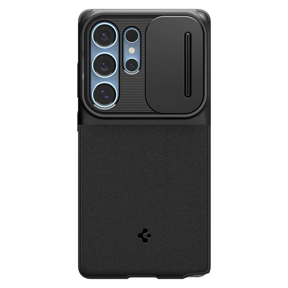 Samsung Galaxy S25 Ultra suojakuori musta SPIGEN OPTIK ARMOR