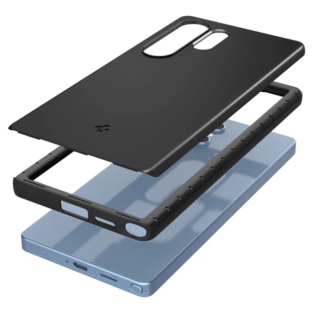 Samsung Galaxy S25 Ultra dėklas Juoda SPIGEN THIN FIT MAG MAGSAFE