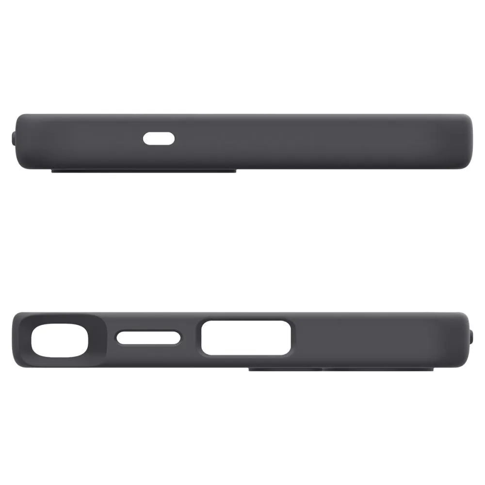 Samsung Galaxy S25 Ultra dėklas Juoda SPIGEN SILICONE FIT MAG MAGSAFE