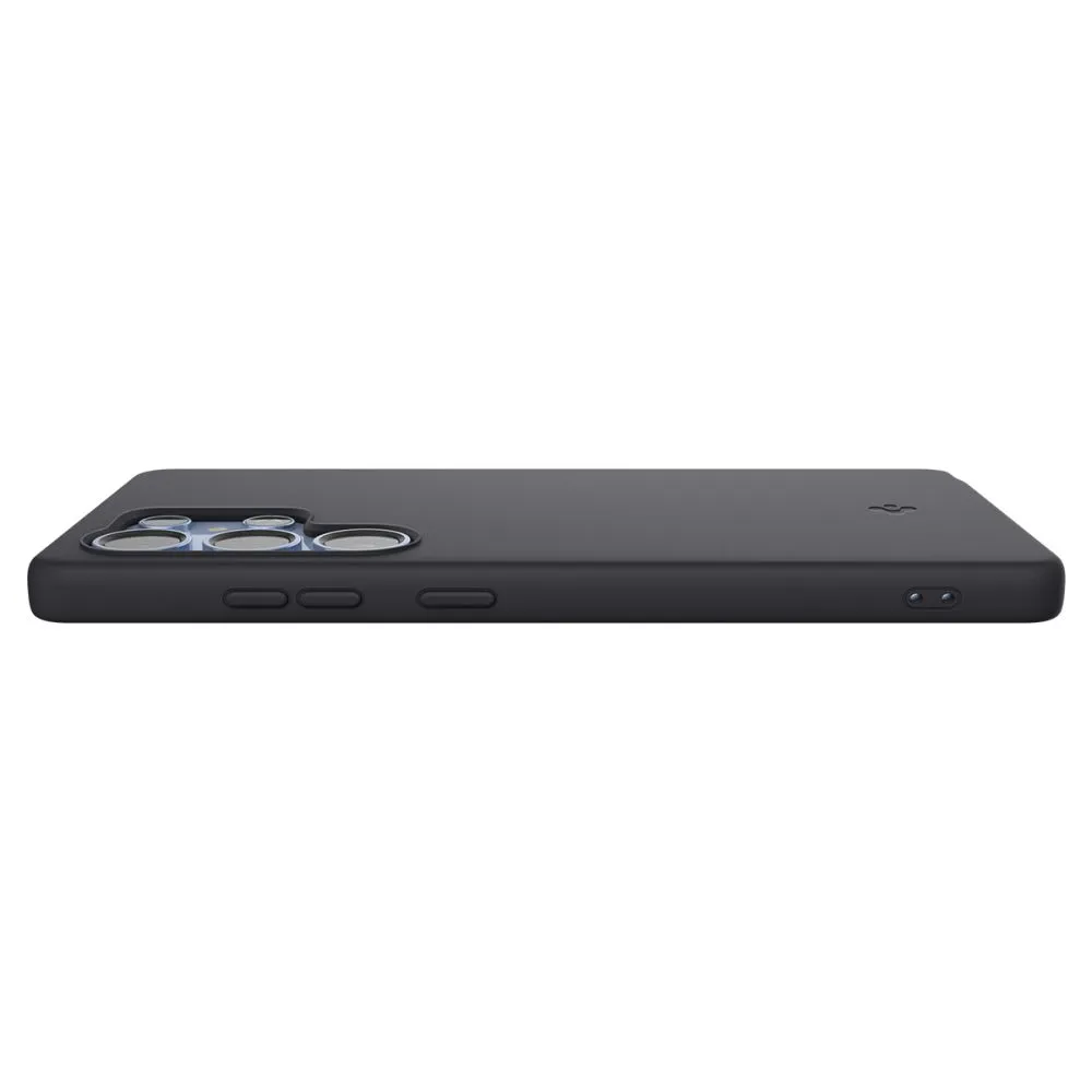 Samsung Galaxy S25 Ultra dėklas Juoda SPIGEN SILICONE FIT MAG MAGSAFE