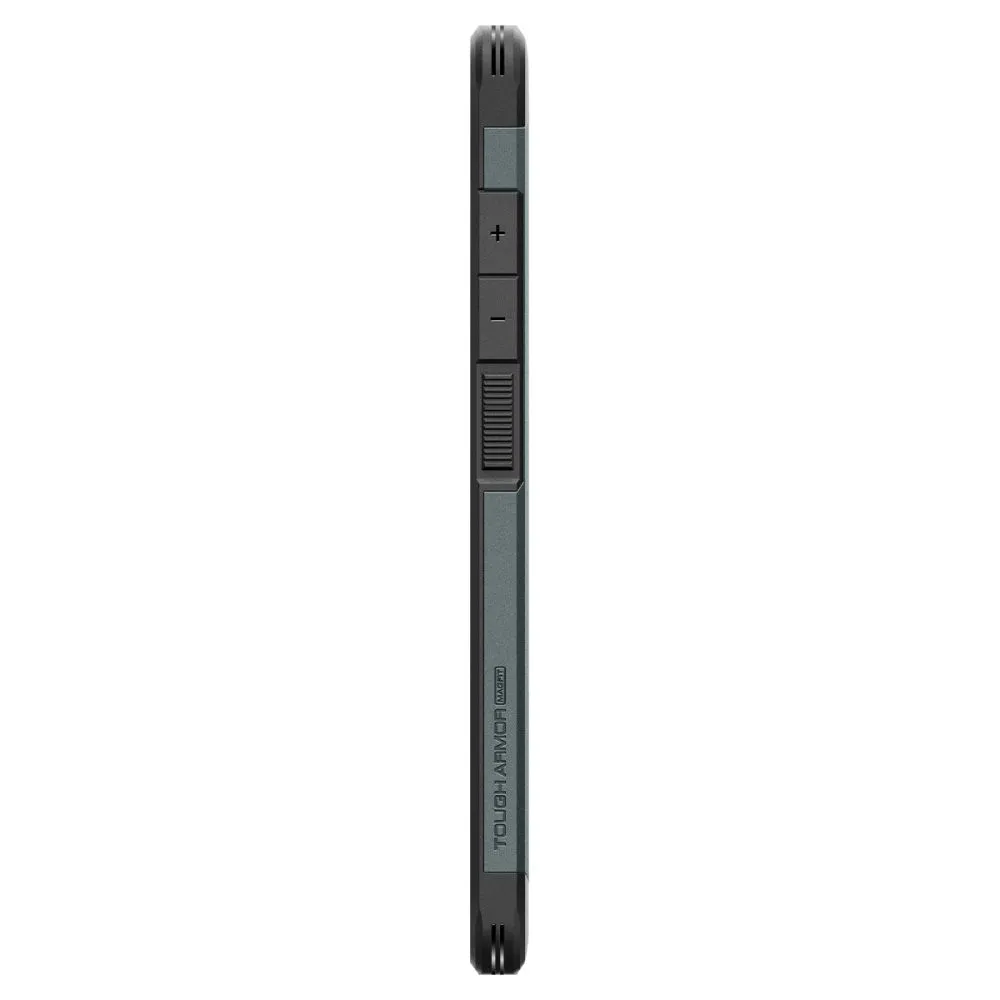 Samsung Galaxy S25 Ultra dėklas žalia SPIGEN TOUGH ARMOR MAGSAFE