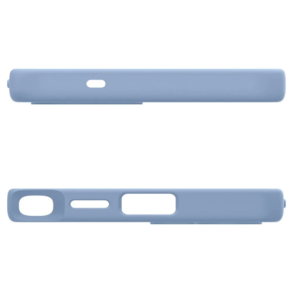 Samsung Galaxy S25 Ultra dėklas mėlyna SPIGEN SILICONE FIT MAG MAGSAFE