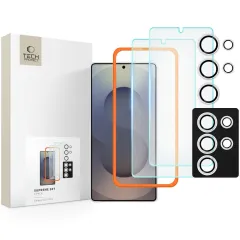 Galaxy S25 Ultra apsauginis stiklas TECH-PROTECT SUPREME SET 3-PACK Samsung Galaxy S25 Ultra