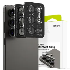 Galaxy S25 Ultra apsauginis stiklas RINGKE CAMERA FRAME PROTECTOR 2-PACK Samsung Galaxy S25 Ultra