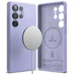 Samsung Galaxy S25 Ultra dėklas  RINGKE SILICONE MAGNETIC MAGSAFE