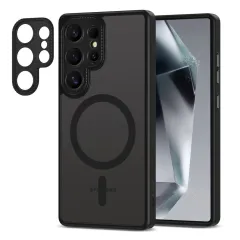 Samsung Galaxy S25 Ultra dėklas Juoda TECH-PROTECT MAGCAM MAGSAFE