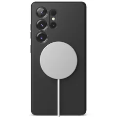 Samsung Galaxy S25 Ultra dėklas Juoda RINGKE SILICONE MAGNETIC MAGSAFE