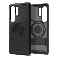 Samsung Galaxy S25 Ultra dėklas Juoda SPIGEN SLIM ARMOR MAG MAGSAFE