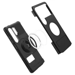 Samsung Galaxy S25 Ultra dėklas Juoda SPIGEN SLIM ARMOR MAG MAGSAFE