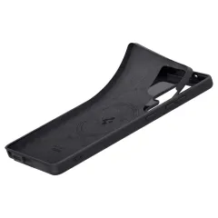 Samsung Galaxy S25 Ultra dėklas Juoda SPIGEN SILICONE FIT MAG MAGSAFE