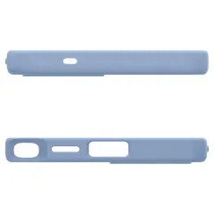 Samsung Galaxy S25 Ultra dėklas mėlyna SPIGEN SILICONE FIT MAG MAGSAFE