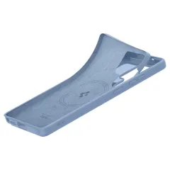 Samsung Galaxy S25 Ultra dėklas mėlyna SPIGEN SILICONE FIT MAG MAGSAFE