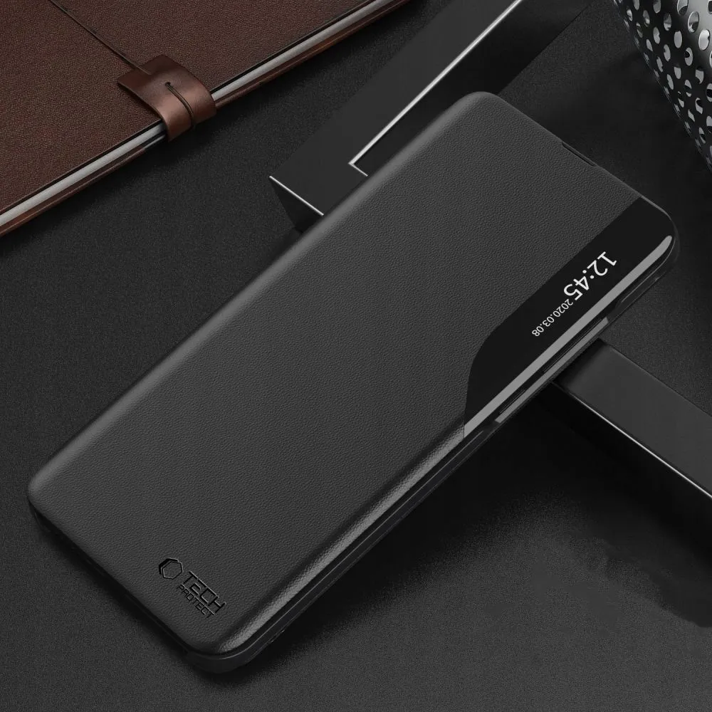 Xiaomi RedMi Note 14 Pro 5G чехол черный TECH-PROTECT SMART VIEW