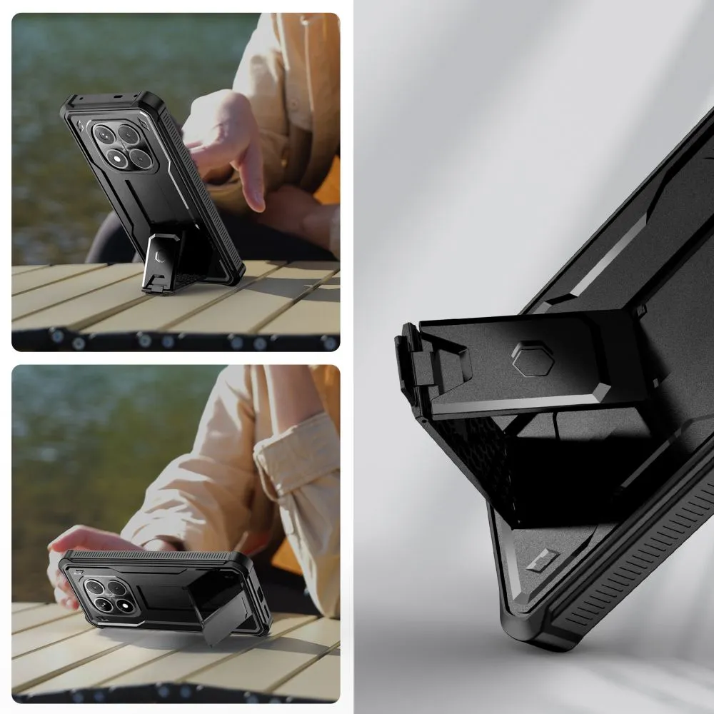 Xiaomi Poco X7 5G case black TECH-PROTECT KEVLAR PRO