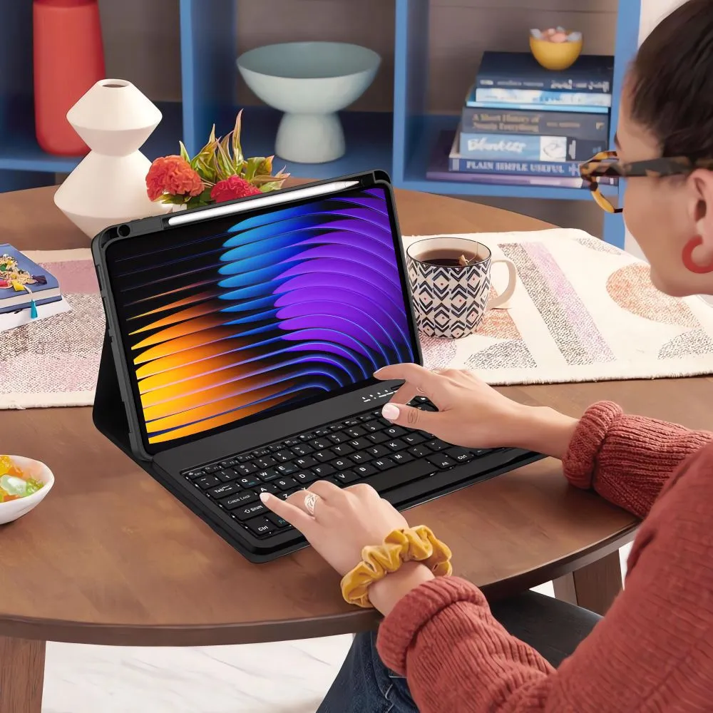 Xiaomi Pad 7/Pad 7 Pro чехол для планшетa черный TECH-PROTECT SC PEN + KEYBOARD
