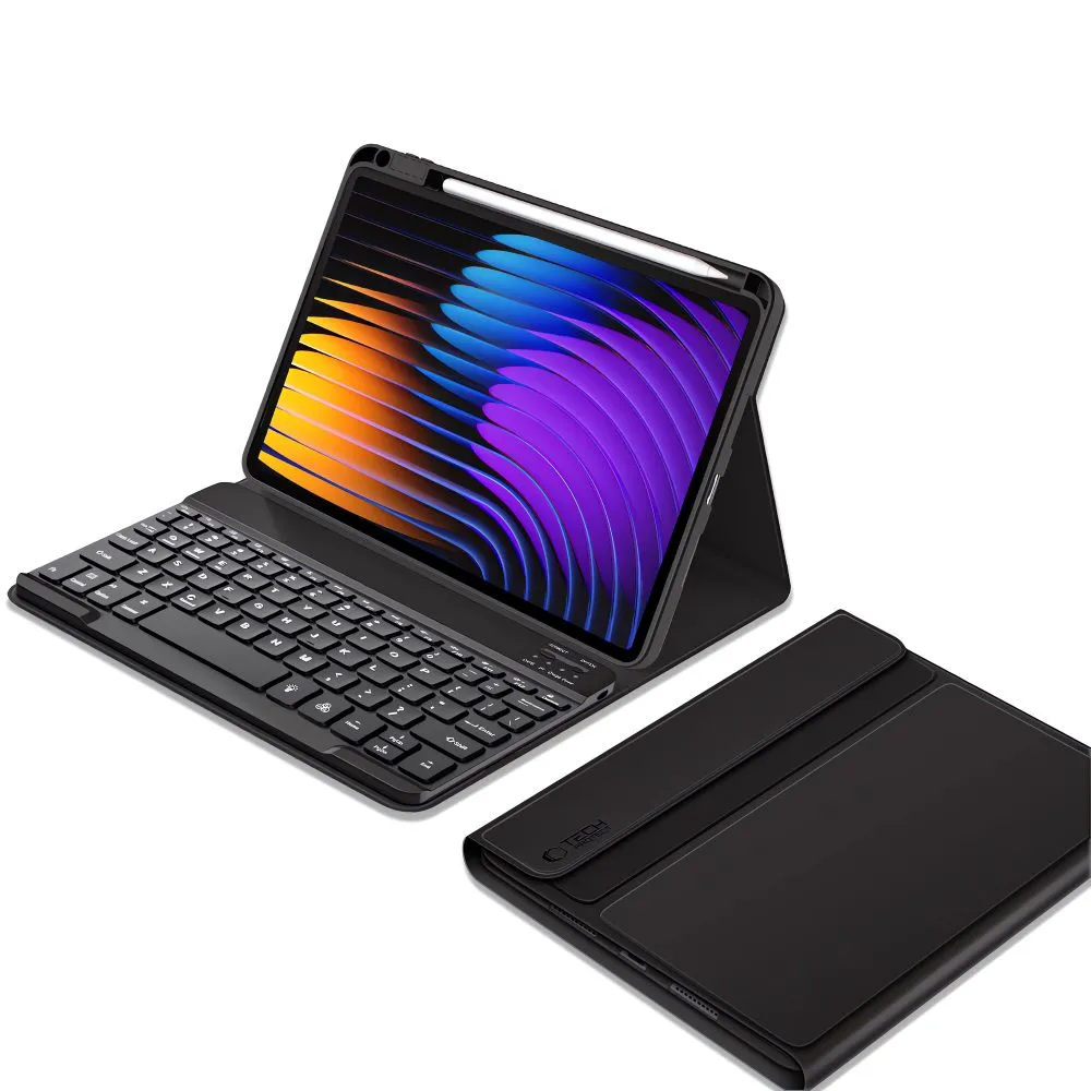 Xiaomi Pad 7/Pad 7 Pro чехол для планшетa черный TECH-PROTECT SC PEN + KEYBOARD