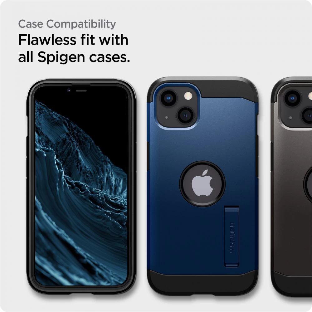 Apple iPhone 16e Aizsargstikls SPIGEN ALM GLASS FC (2-pack)