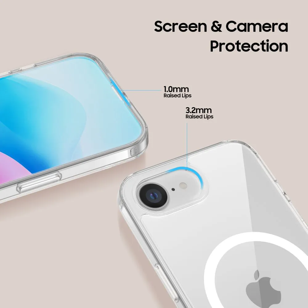 Apple iPhone 16e ümbris läbipaistev TECH-PROTECT FLEXAIR HYBRID MAGSAFE