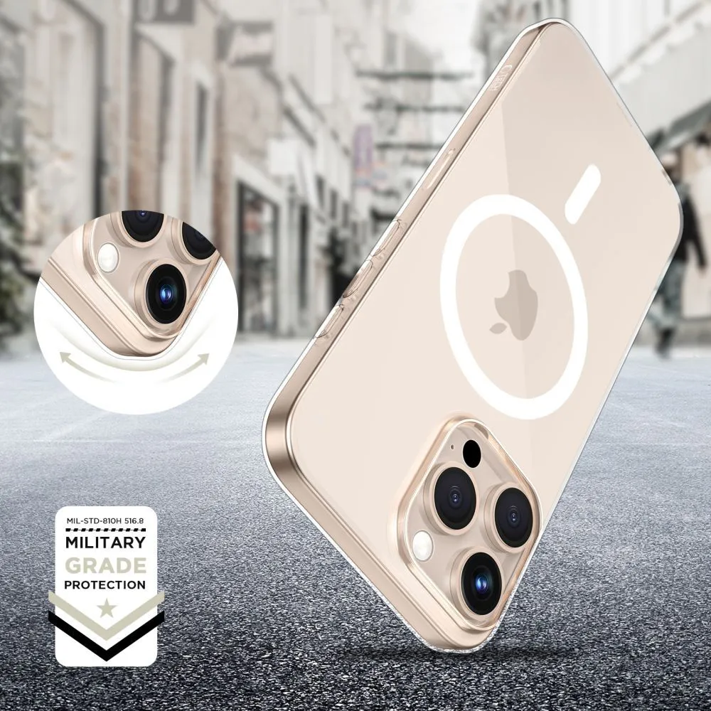 Apple iPhone 16e dėklas skaidrus TECH-PROTECT FLEXAIR MAGSAFE