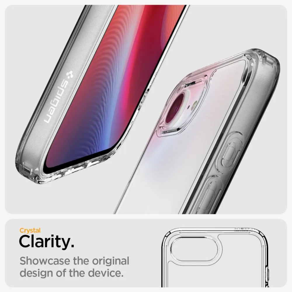 Apple iPhone 16e ümbris läbipaistev SPIGEN ULTRA HYBRID