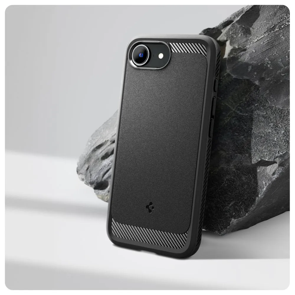 Apple iPhone 16e case black SPIGEN RUGGED ARMOR MAG MAGSAFE