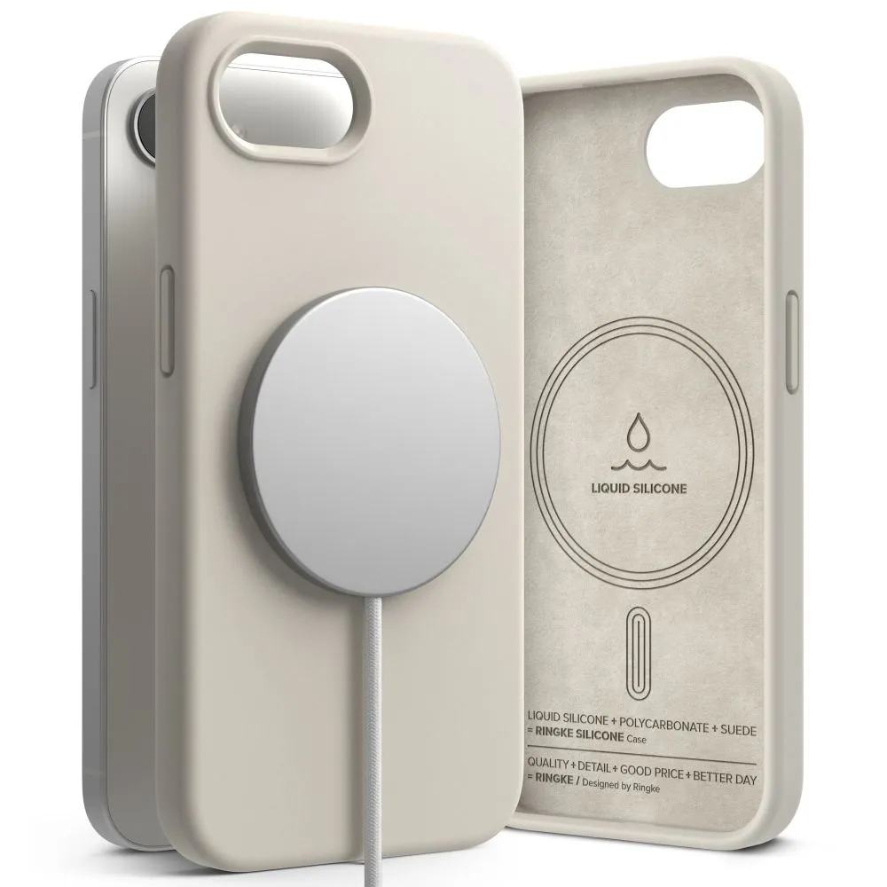 Apple iPhone 16e dėklas RINGKE SILICONE MAGNETIC MAGSAFE