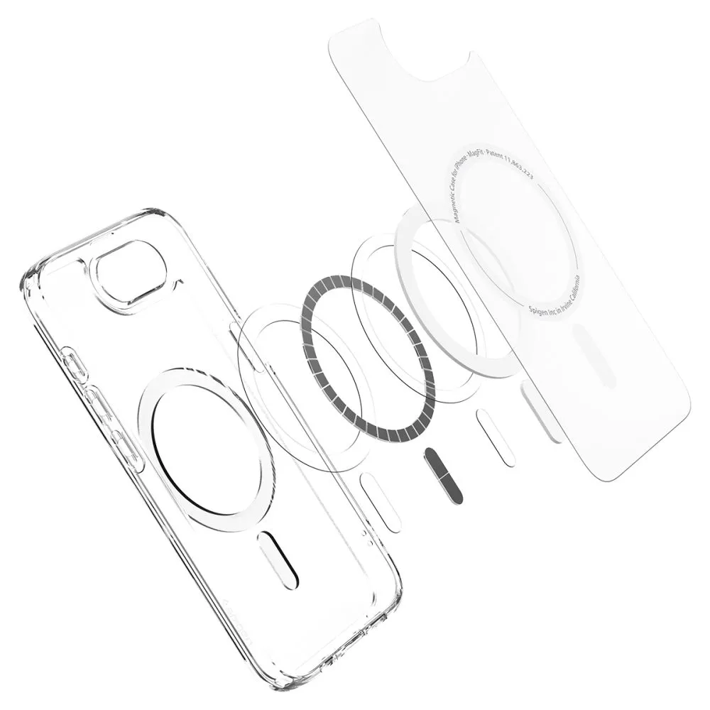 Apple iPhone 16e ümbris läbipaistev SPIGEN ULTRA HYBRID MAG MAGSAFE