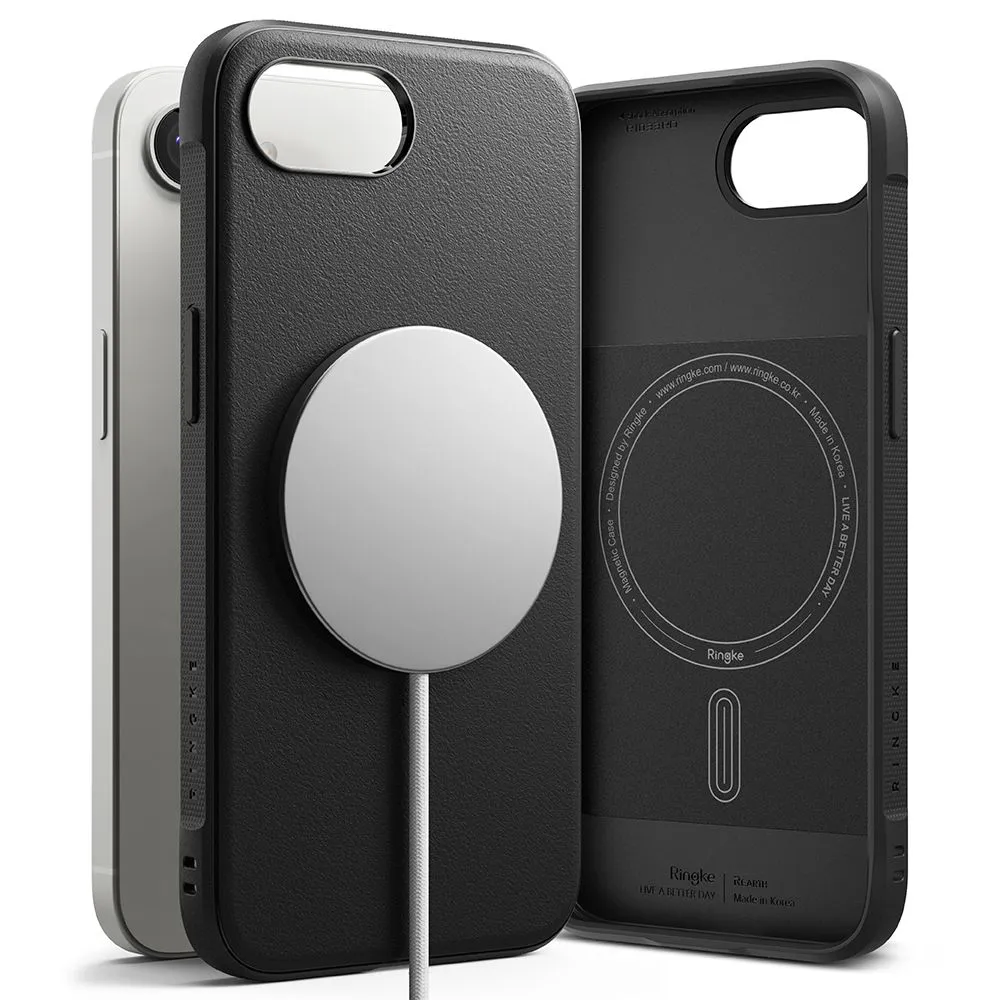Apple iPhone 16e case black RINGKE ONYX MAGNETIC MAGSAFE