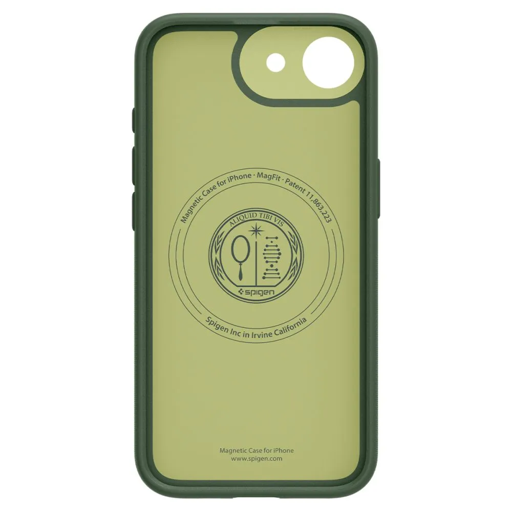 Apple iPhone 16e case green SPIGEN NANO POP MAG MAGSAFE