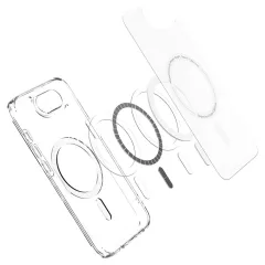 Apple iPhone 16e ümbris läbipaistev SPIGEN ULTRA HYBRID MAG MAGSAFE