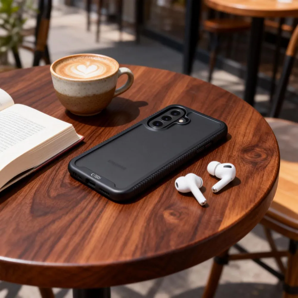 Samsung Galaxy A56 5G Telefoni kaaned must TECH-PROTECT DEFENSE